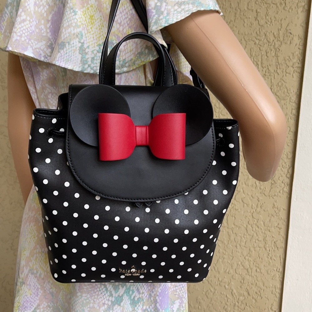 disney x kate spade new york minnie mouse backpack - Picture 6 of 16
